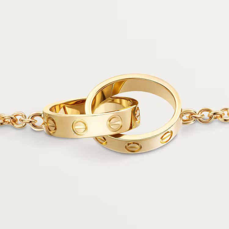 Cartier LOVE bracelet, on chain - Image 4