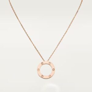 Cartier LOVE pendant, 3 diamonds