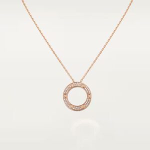 Cartier LOVE pendant, paved