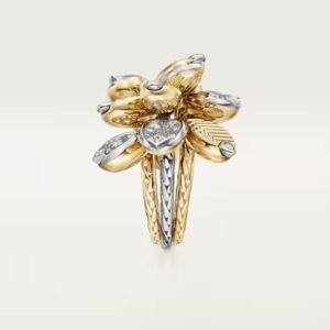 Cartier Grain de Café ring, semi-paved