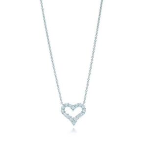 Tiffany Diamond Heart Pendant