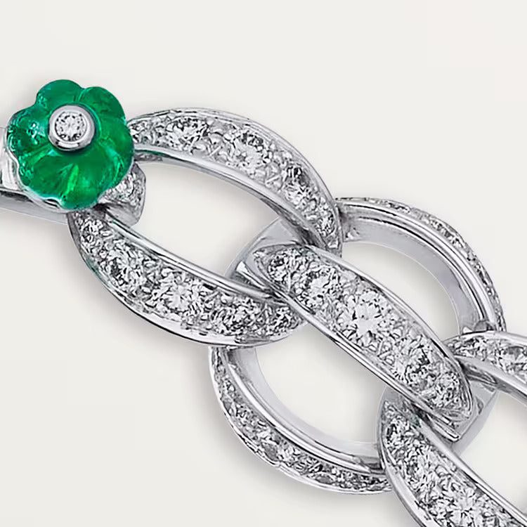 Cartier Sixième Sens par Cartier necklace, rock crystal, multi-wear, paved