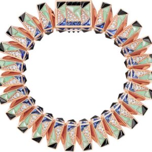 Cartier 78 56 pyramid-cut sapphires Libre watch