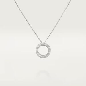 Cartier LOVE pendant, paved