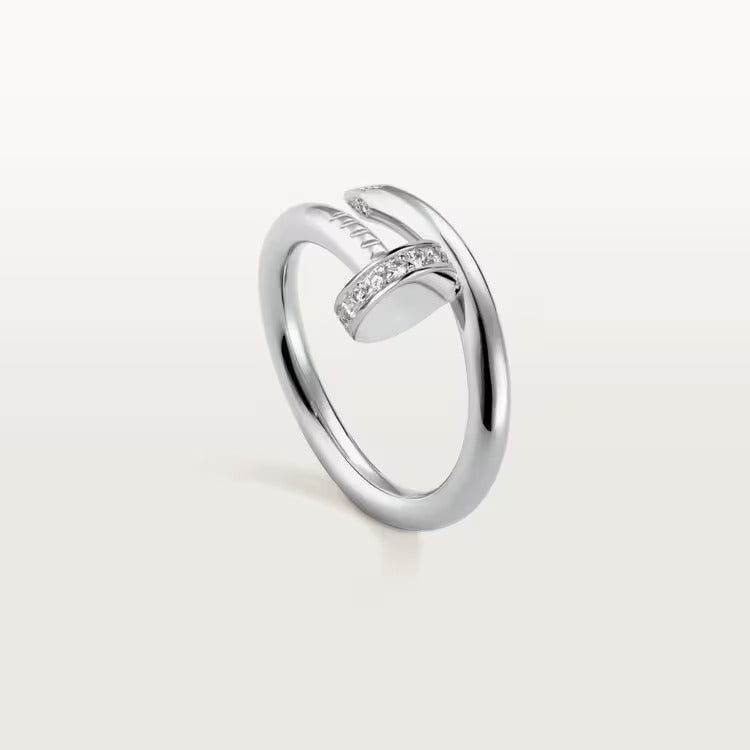Cartier Juste un Clou ring, classic model, diamonds - Image 5