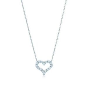 Tiffany Diamond Heart Pendant