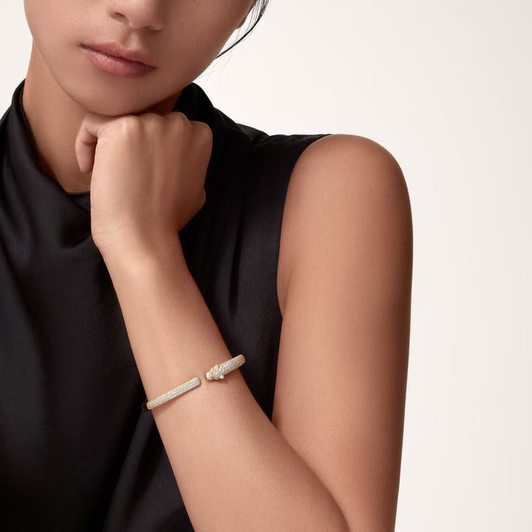 Cartier Panthère de Cartier bracelet, small model, half-paved - Image 2