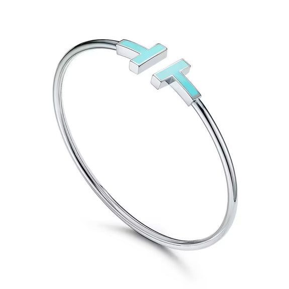 Tiffany T Turquoise Wire Bracelet - Image 4