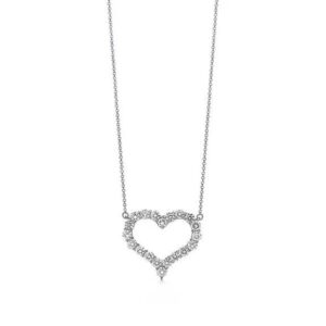 Tiffany Diamond Heart Pendant