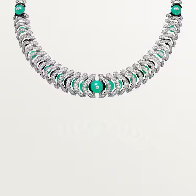 Cartier Geometry & Contrast necklace