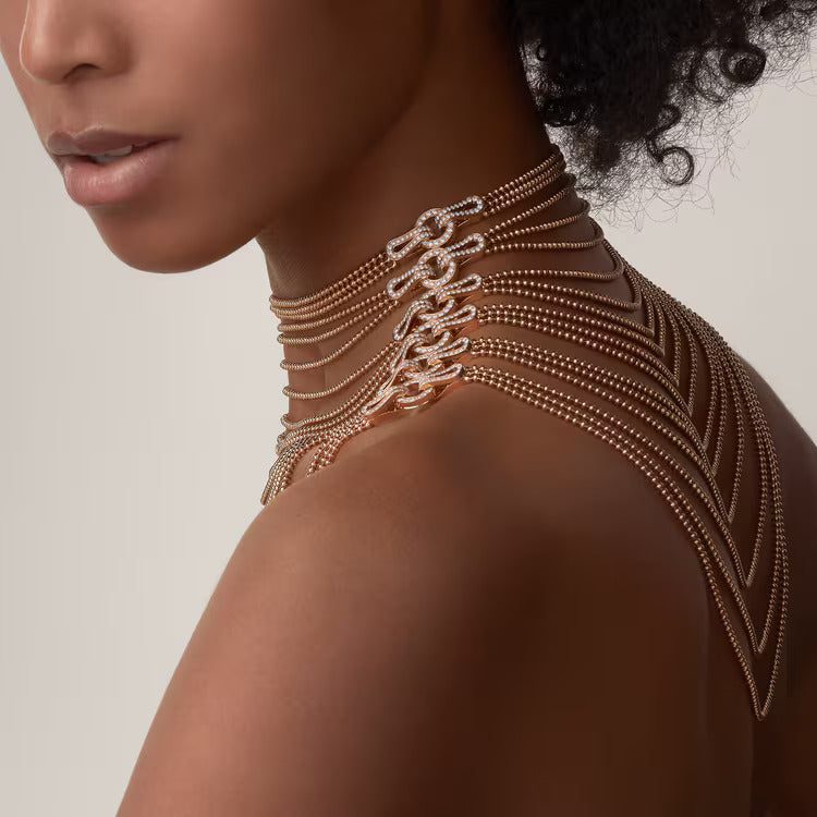 Cartier Agrafe necklace, semi-paved - Image 2