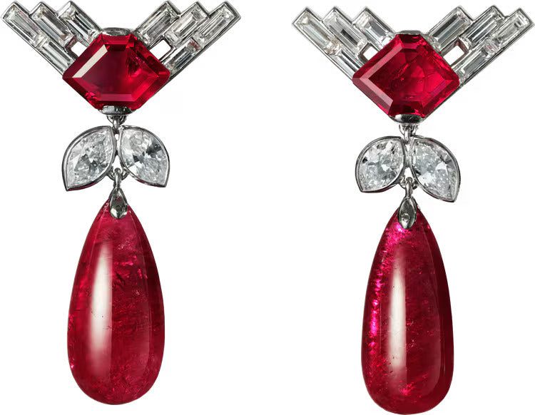 Cartier Antique piece earrings