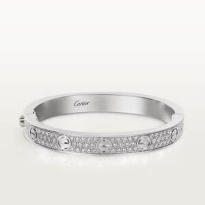 Cartier LOVE bracelet, classic model, paved