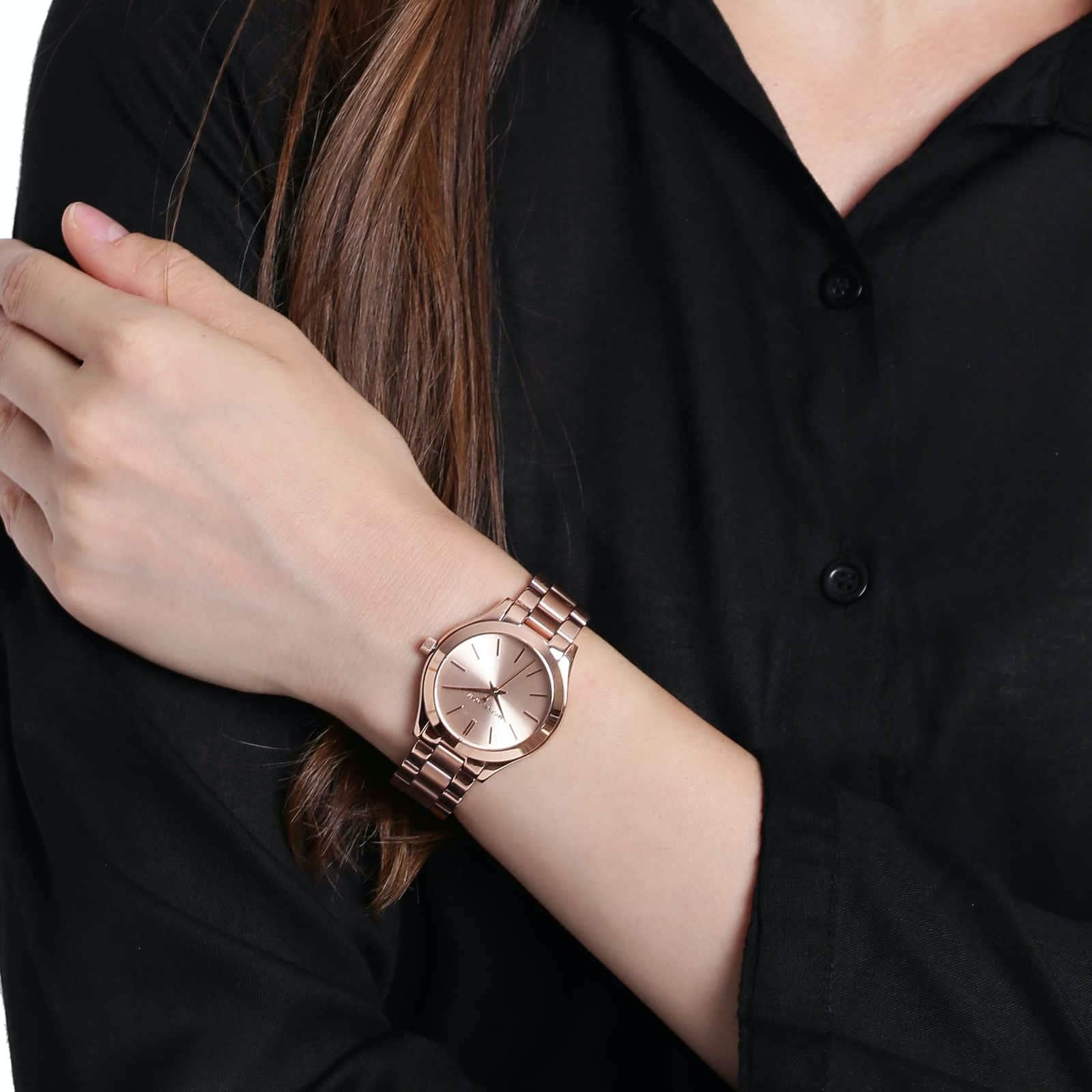 Michael Kors Mini Slim Runway Rose Gold Watch MK3513 - Image 2