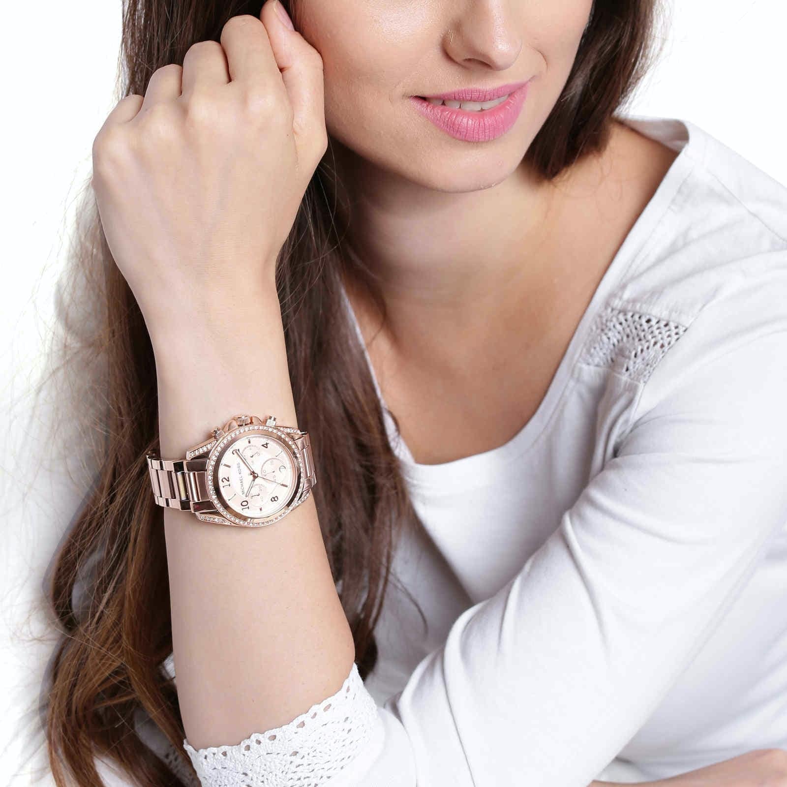 Michael Kors Blair Rose Gold Watch MK5263 - Image 2