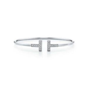 Tiffany T Diamond Wire Bracelet