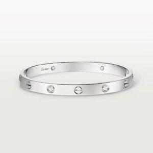 Cartier LOVE bracelet, classic model, 4 diamonds