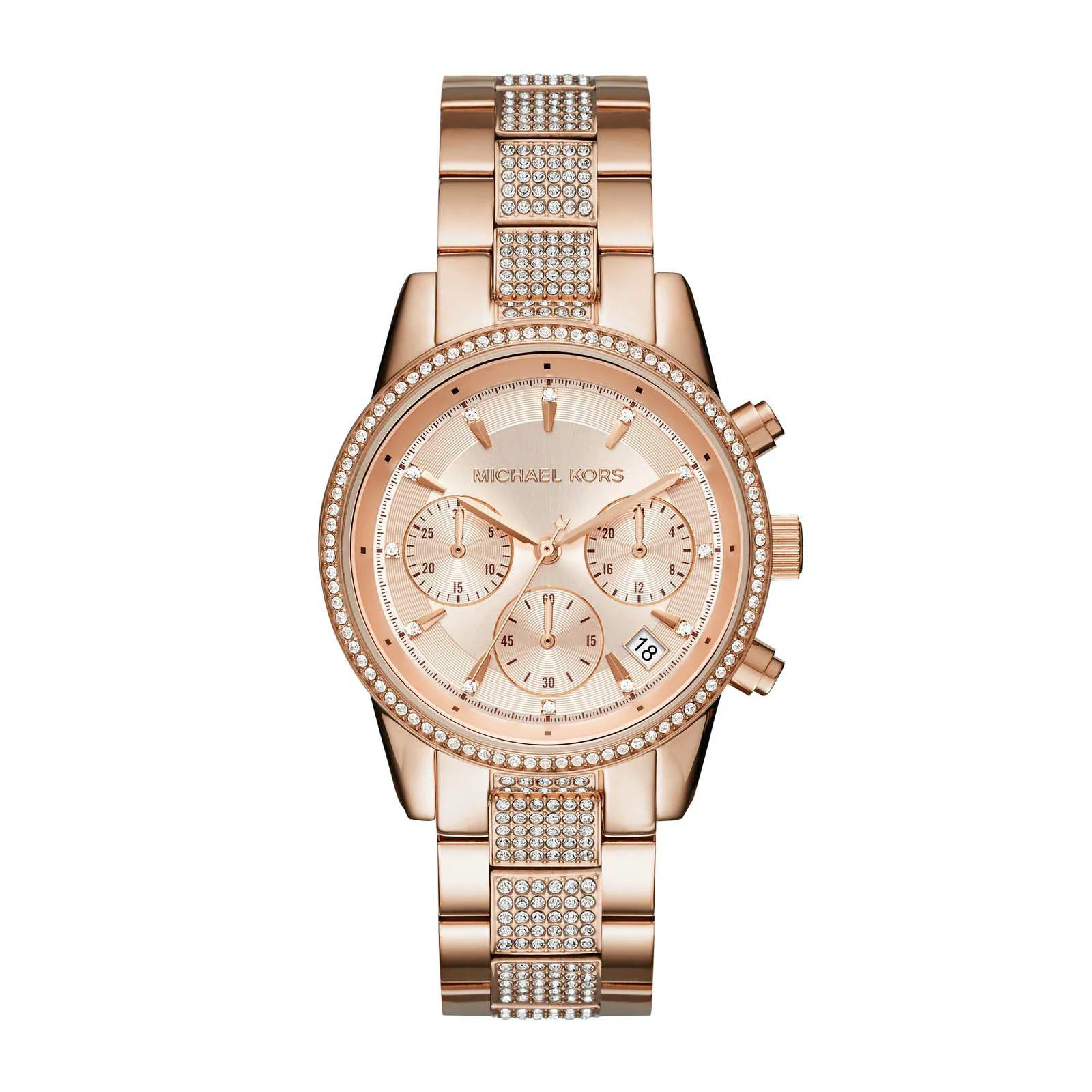 Michael Kors Ritz Rose Gold Watch MK6485