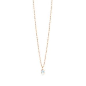 Tiffany solitaire diamond pendant