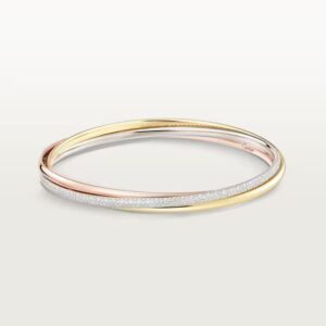 Cartier  Trinity bracelet, small model, half-paved