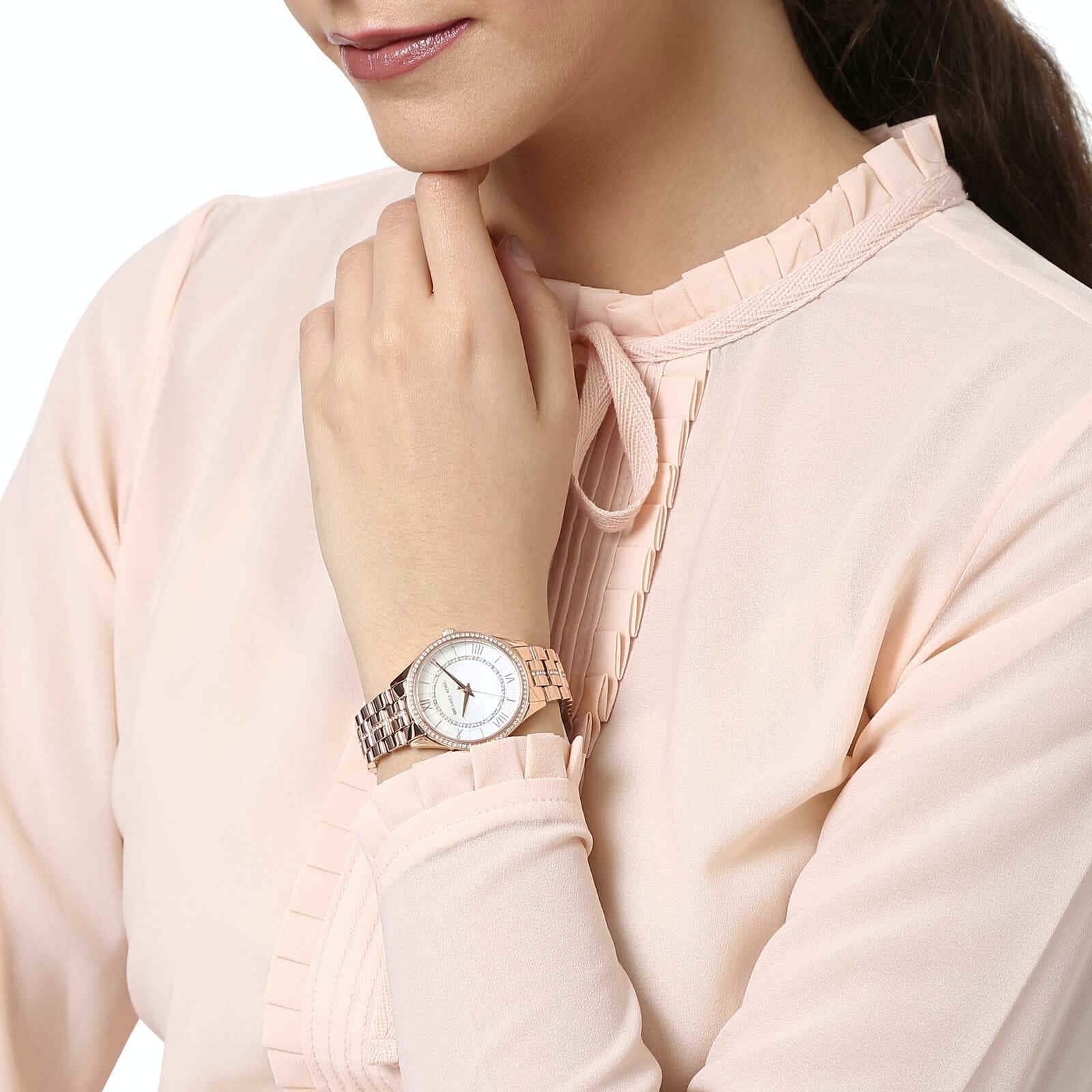 Michael Kors Women Lauryn Rose Gold Watch MK3716 - Image 2