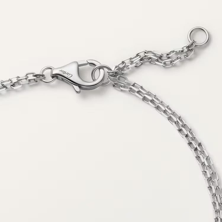 Cartier LOVE bracelet, on chain, 2 diamonds - Image 4