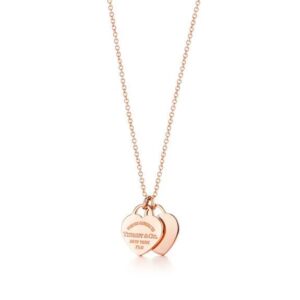 Tiffany Double Heart Pendant