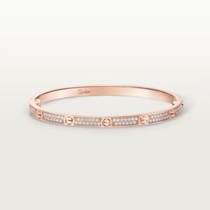 Cartier LOVE bracelet, small model, paved