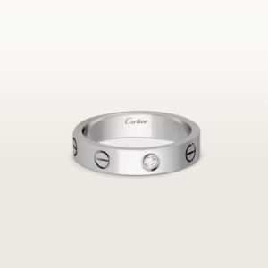 Cartier LOVE ring, small model, 1 diamond