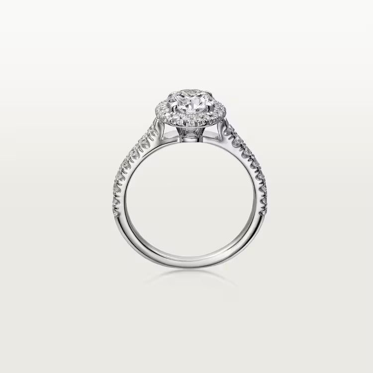 Cartier Destinée solitaire, brilliant-cut diamond, paved - Image 3