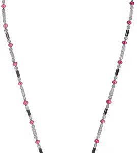 Cartier Beautés du Monde long necklace, rubellite, multi-wear, paved