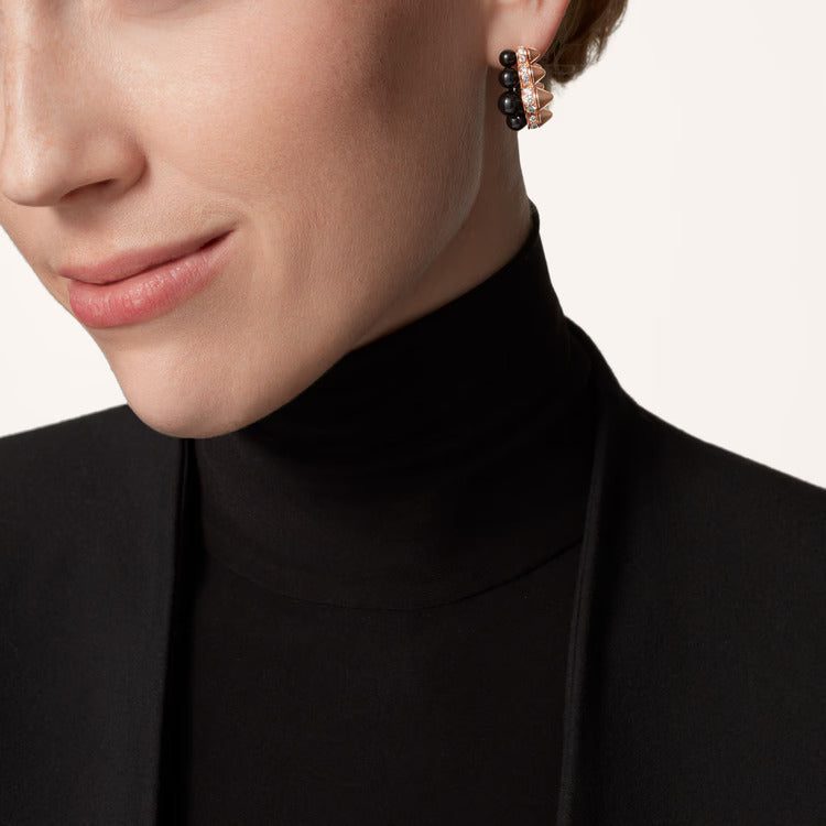 Cartier Clash de Cartier hoop earrings, onyx, extra-large model, diamonds - Image 4