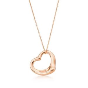 Tiffany Open Heart Pendant