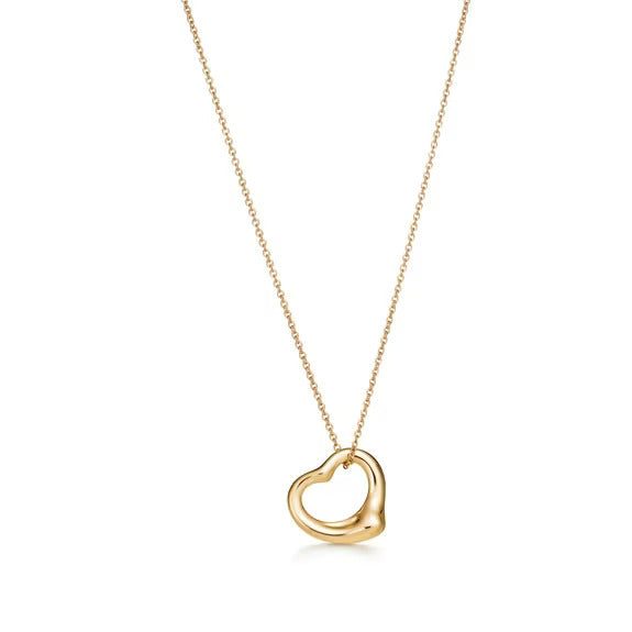 Tiffany Open Heart Pendant