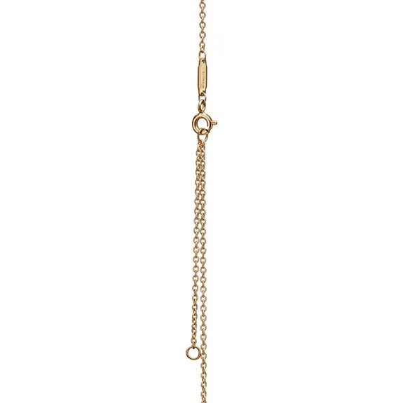 Tiffany Pendant in Yellow Gold with Diamonds - Image 2