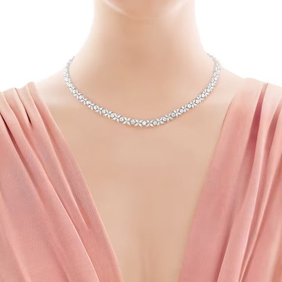 Tiffany Alternating Graduated Necklace - Image 2