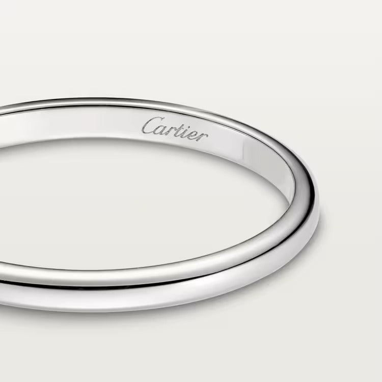 Cartier 1895 wedding band, 2 mm width - Image 4