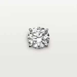 Cartier 1895 stud earrings, 2 brilliant-cut diamonds