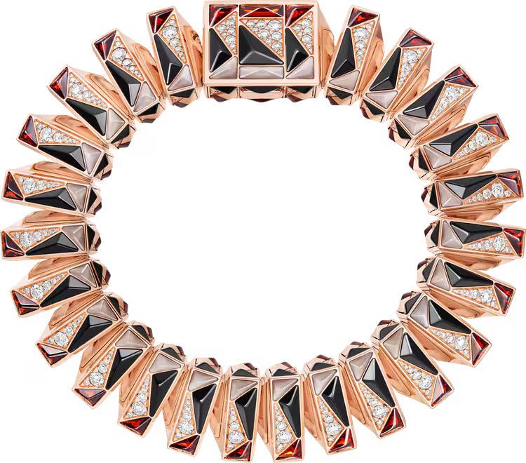 Cartier 78 pyramid-cut garnets Libre watch - Image 2