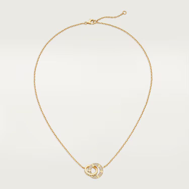 Cartier LOVE pendant, paved