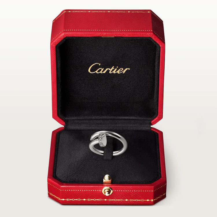 Cartier Juste un Clou ring, classic model, diamonds - Image 2