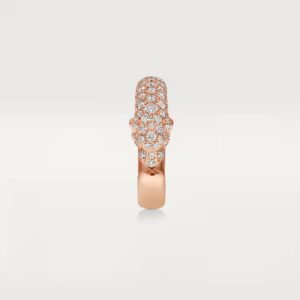 Cartier Panthère de Cartier ring, small model, half-paved
