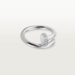 Cartier Juste un Clou ring, classic model, diamonds