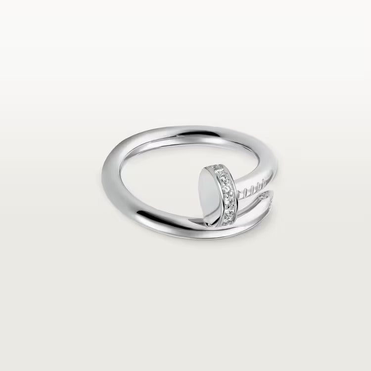 Cartier Juste un Clou ring, classic model, diamonds