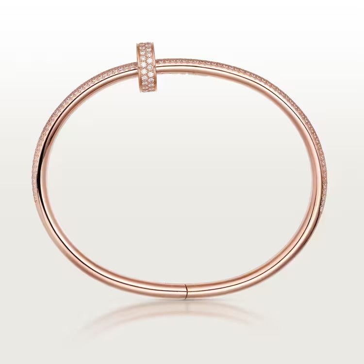 Cartier Juste un Clou bracelet, double, half-paved - Image 3