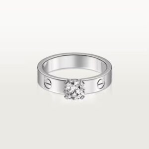 Cartier LOVE solitaire, brilliant-cut diamond