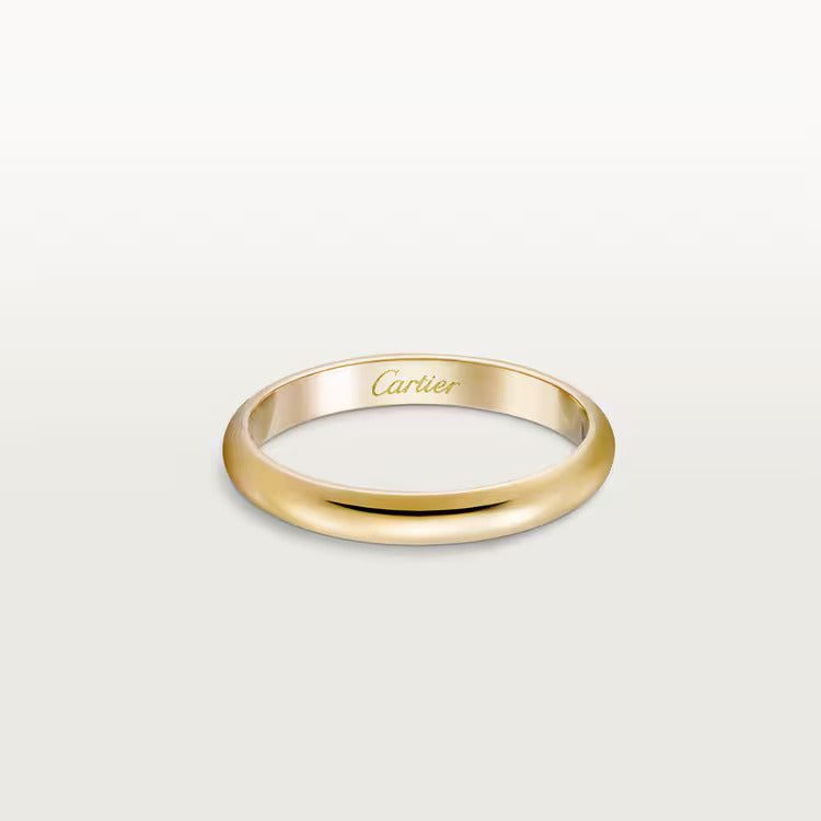 Cartier 1895 wedding band, 2.5 mm width