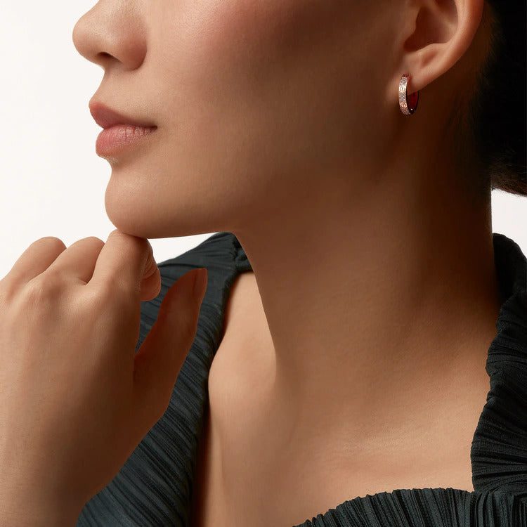 Cartier LOVE earrings, multiwear, half-paved - Image 3