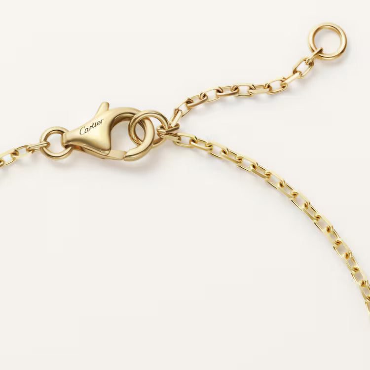 Cartier LOVE bracelet, on chain, paved - Image 2