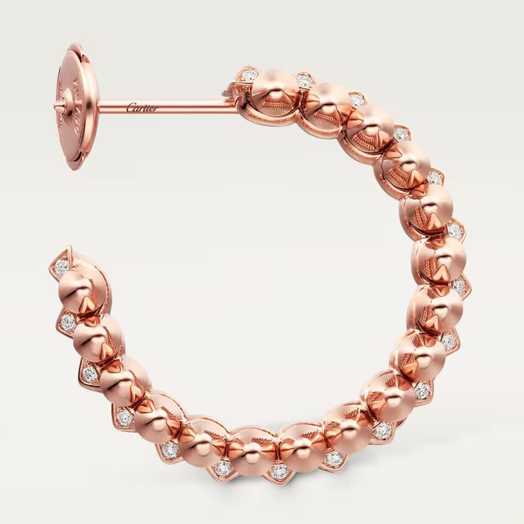 Cartier Clash de Cartier hoop earrings, small model, paved - Image 3